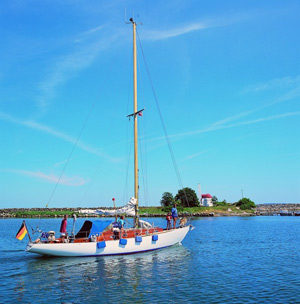 Segelboot bei Aerö
